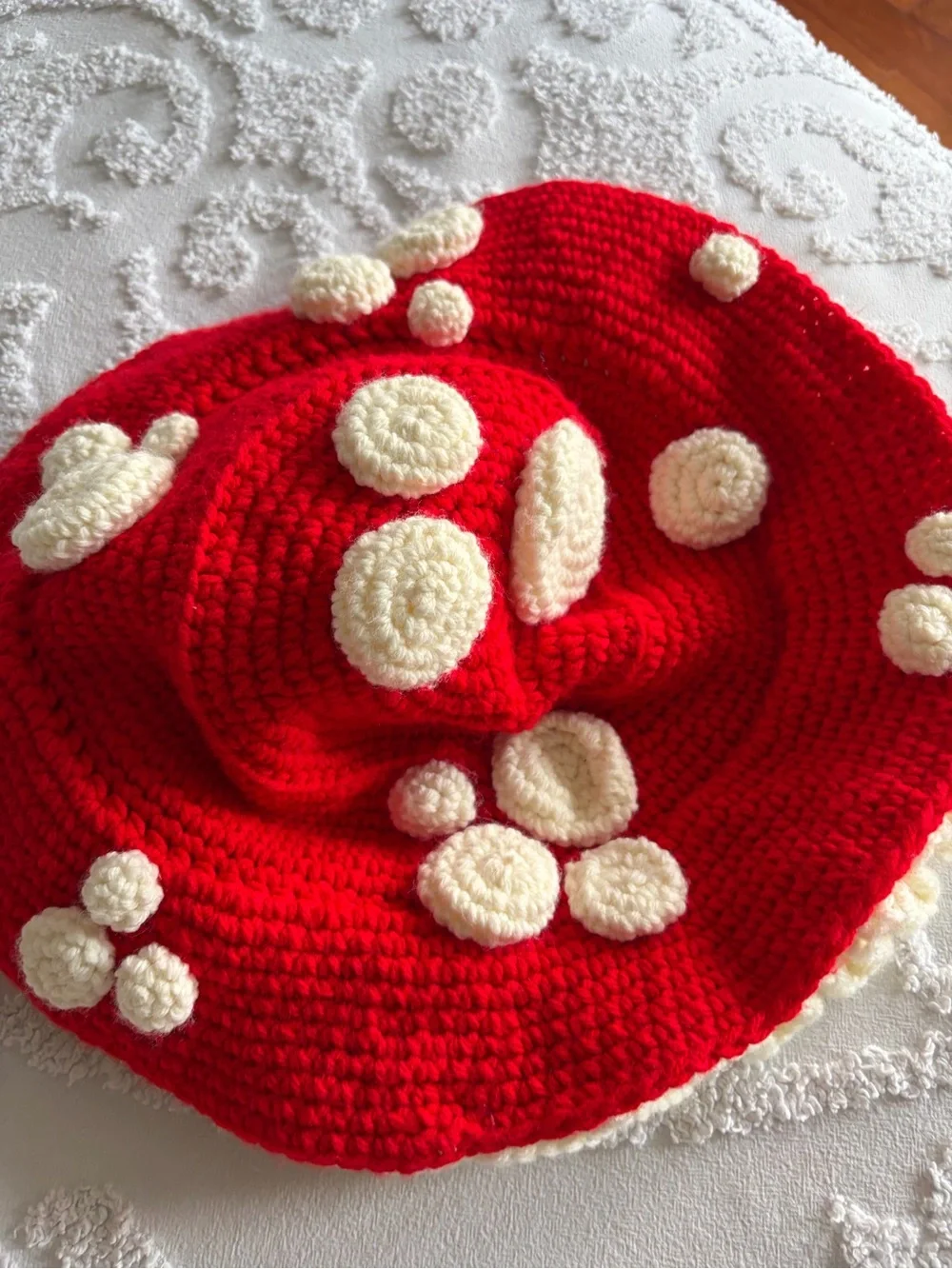 Kid Crochet Mushroom Hat by Lovemegurumi on Etsy